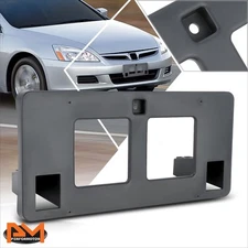 For 03-05 Honda Accord Sedan Front Bumper License Plate Mounting Bracket Holder