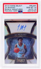 2019 Ja Morant PSA 10 10 Select Rookie Auto #RSJMT 76/79