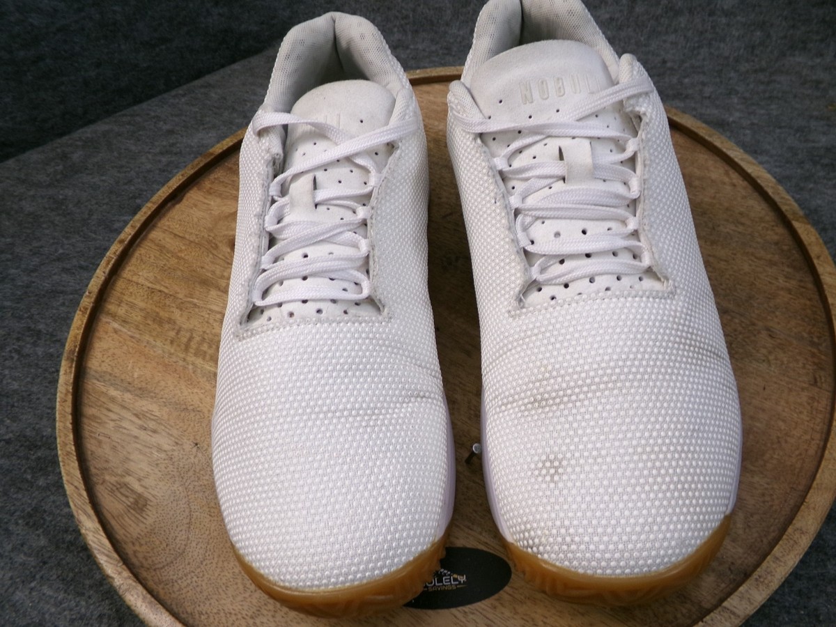 Nobull‎ Strength Training Shoes Mens 11.5 White Gum Bottom Sneakers Gym Amazon.com | NOBULL Men main image 2
