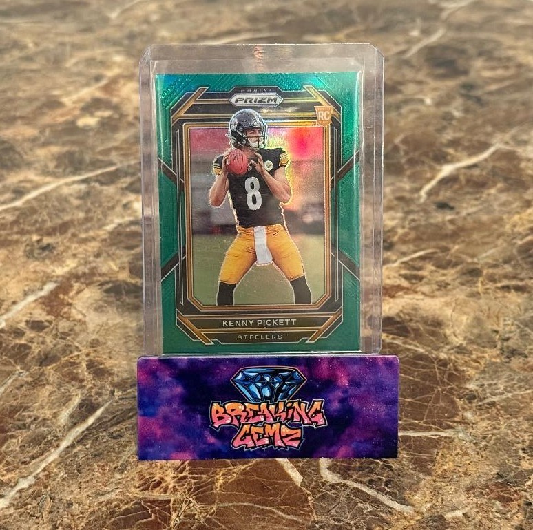 2022 Panini Prizm #301 Kenny Pickett Green Rookie Refractor RC