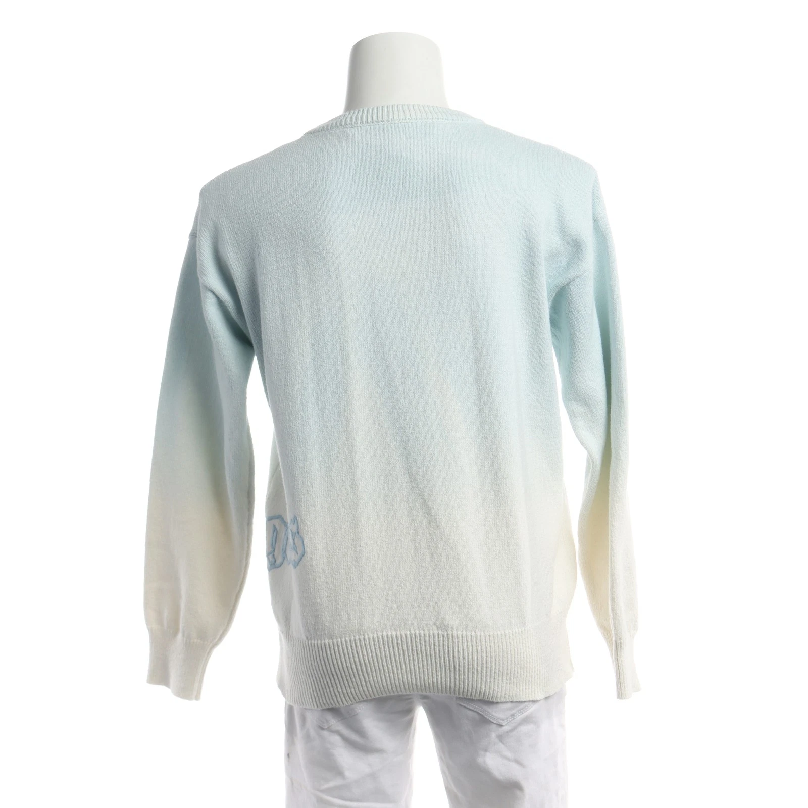 Maglione Palm Angels Blu Bianco M
