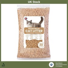 Eco Wood Pellet Cat Litter Odour Control 30L Biodegradable