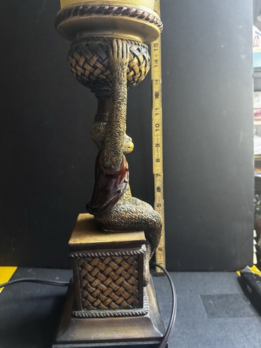Vintage bellhop monkey lamp 20 inch - Picture 6 of 15