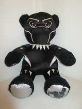 Build A Bear Black Panther Marvel Avengers 17" Stuffed Plush Bear
