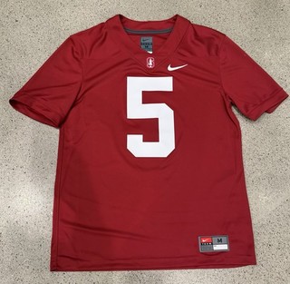 Nike Christian Mccaffrey Stanford Cardinal Red Jersey men’s M Medium 5