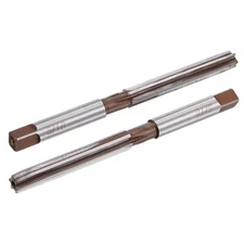 2pcs 5/16" Hand Reamer H8 Alloy Tool Steel 6 Flutes Straight Shank Cutter