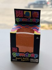 NeeDoh Gumdrop Textured Sensory Toy Super Solid Squish NEW, SEALED Choose Color