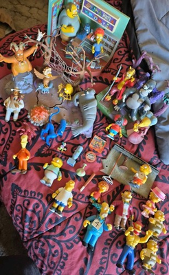 #ad Jakks Pacific Simpsons 5” Lot of 22 Figures Interactive Loose Treehouse Island $249.99