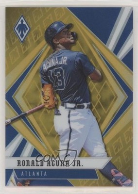 2021 Panini Chronicles Phoenix Gold 7/10 Ronald Acuna Jr #8 qf6