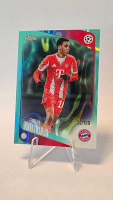 2025-26 Topps Chrome UCC, Jamal Musiala, Teal Lava /199, #130, Bayern Munich...