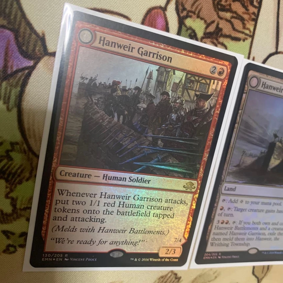 Hanweir Fortress Foil MTG English 2-Deck Set Used - Image 2 of 4