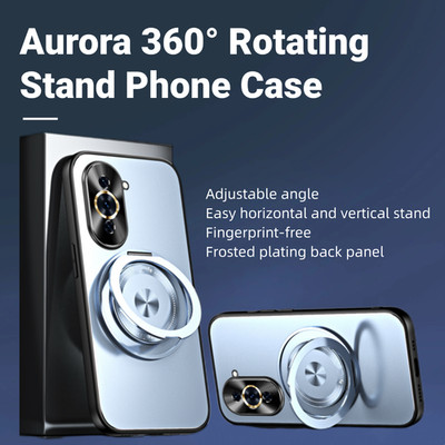 For HUAWEI Nova 10 Pro Aurora 360° Rotating Stand Phone Case Magnetic Case