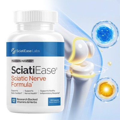 SciatiEase Labs Sciatic Nerve Formula - R-ALA, PEA - Relieve Pain & Inflammation