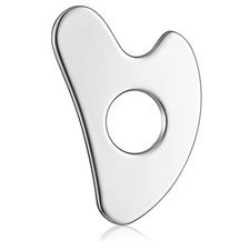 rosenice Gua Sha Facial Tool for Face Skincare Stainless Steel Gua Sha Board ...