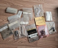 Miscellaneous Train Parts. 15 Train Parts And One Bench Kit.