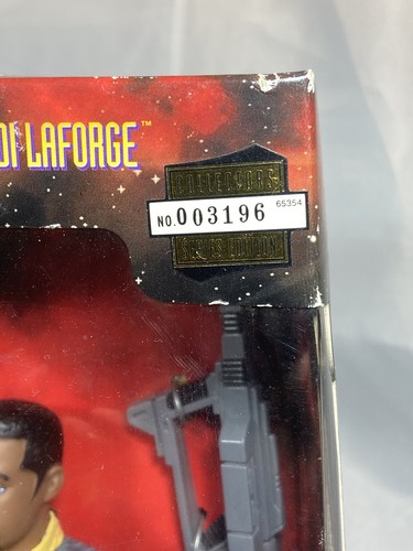 Star Trek Insurrection 9" Action Figure Lt Co Geordi LaForge 1998 Playmates - Picture 4 of 12
