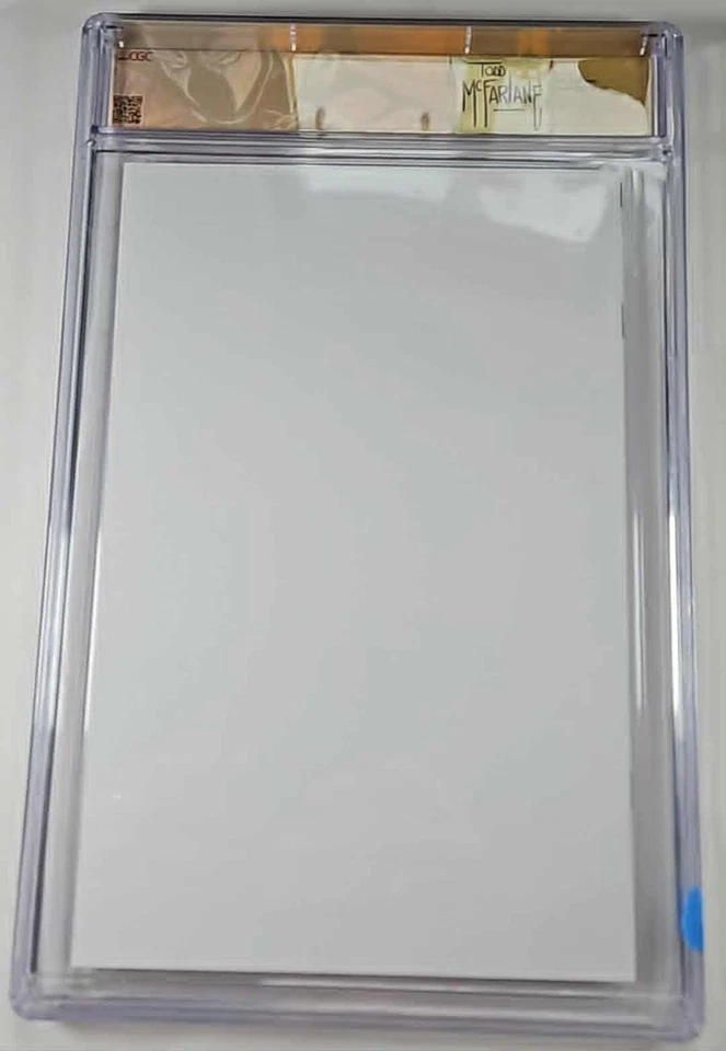 Spawn 1 CBCS 9.8 dourado assinado por Todd McFarlane! Sig SDCC folha em branco variante azul - Imagem 2 de 2