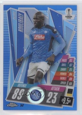 2020 Topps Chrome Match Attax UEFA Champions League /150 Kalidou Koulibaly 1s8