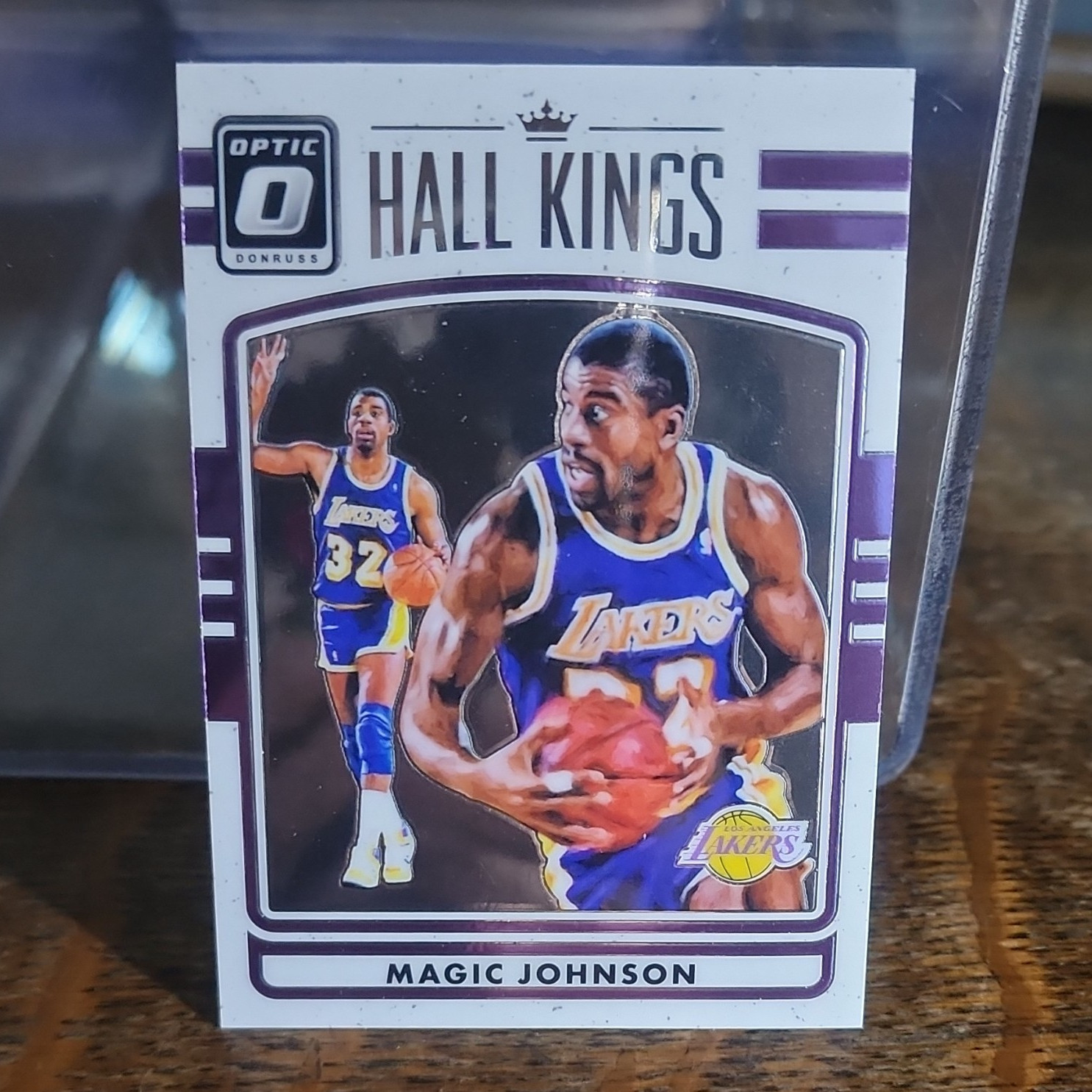 Panini 2016-17 Donruss Optic Hall Kings Magic Johnson #24 Lakers Insert