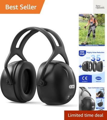 Noise Cancelling Headphones for Adults XL, SNR 35dB Noise Reduction Ear Muffs...