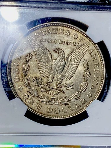 💎 1921 P Morgan Silver Dollar $1 NGC AU58 NATURAL Toning VAM 3ED2 Counter Clash