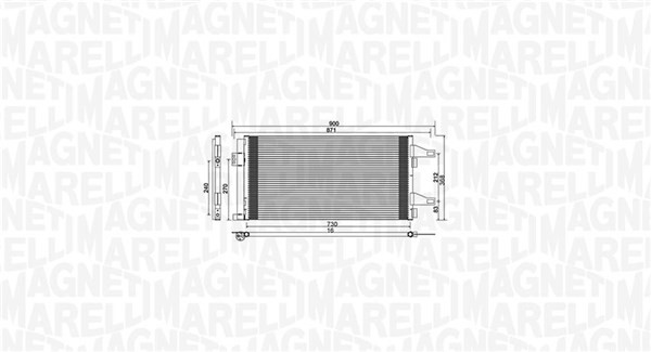 ✅Fits MAGNETI MARELLI 350203761000 condenser FIAT/CITROEN DUCATO, JU ⭐UK Seller⭐ - Image 7