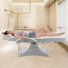 360?? Rotating Hydraulic Facial Bed Salon Adjustable Tattoo Chair Massage Table