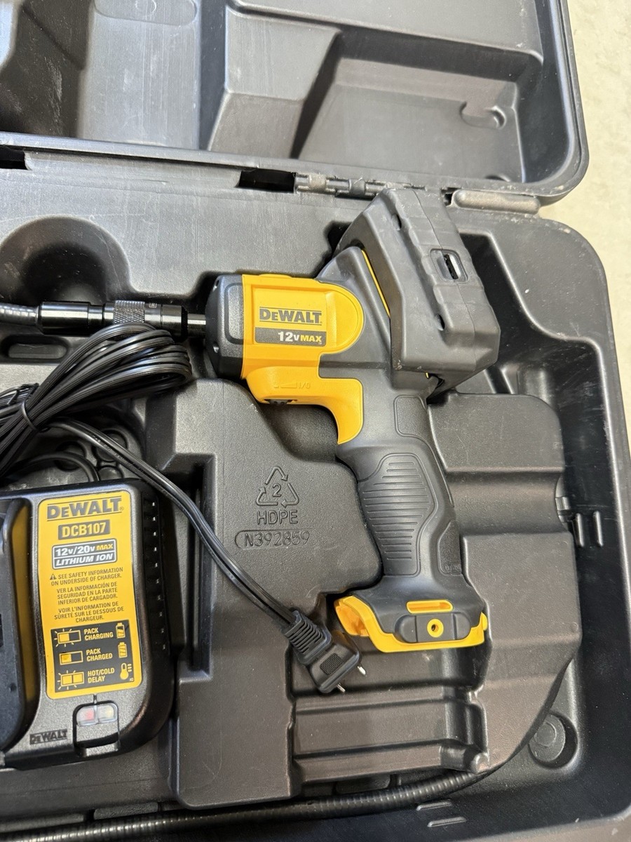 DeWalt DCT410 12V Inspection Camera With Case, SD Card, Charger