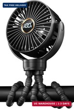 Mini Portable Handheld Fan USB Rechargeable Battery Operated, Stroller Fan with