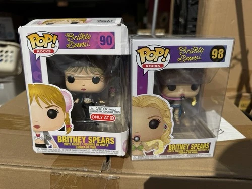 Funko Pop! Rocks Britney Spears Vinyl Figure Set #90 & #98 Target Exclusive