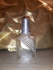 FIASCHETTA VETRO - Vintage anni 60-70 BELLISSIMA CON BICCHIERINO IN ALLUMINIO 