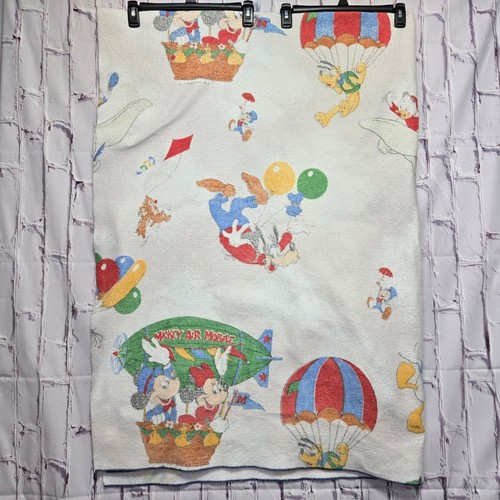 Vintage Disney Mickey Mouse Donald Goofy Dumbo Bartholomew Air Mobile Blanket