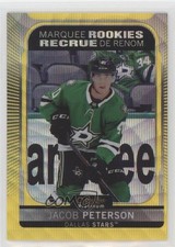 2021 O-Pee-Chee Platinum Marquee Rookies Neon Yellow Surge Jacob Peterson 04cw