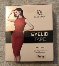SILKDERMIS Eyelid Tape, 400 Count, Assorted Size Eyelid Lifter Strips