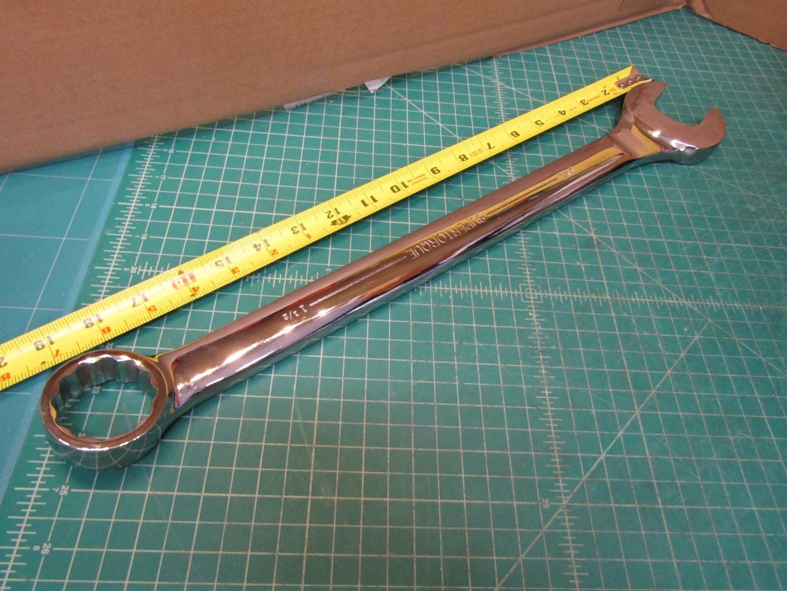 1 Williams USA 1248, 1-1/2" Chrome Combination End Wrench 12 Point SUPERTORQUE