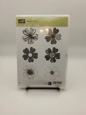 Stampin' Up! Flower Shop Cling Stamp Set 6 Stamps 130942