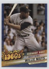 2020 Topps Decades Best Series 2 Batters Blue Willie Mays #DB-26 HOF 0p0