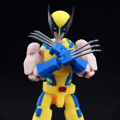 9L3D T13 X-Men Wolverine 1/12 LUCKY13 Multi-Jointed Action Figure