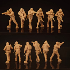 1/72/48/35/87/100/144 Modern Ukrainian Special Forces infiltration team 6 people
