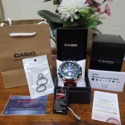 Casio G-Shock MTG-B1000V  Watch Volcano Titanium Rainbow Thunder Limited Edition