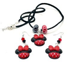 Disney Jewelry Minnie Earrings  Necklace