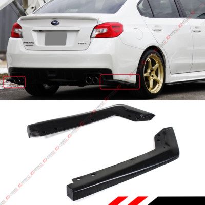 SUBARU WRX STI VAB リアピース For 2015-2019 Subaru WRX Sti VA1 VA2 2pc HT Style Rear Bumper Side