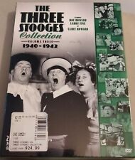 Three Stooges Collection: Volume Three 1940-1942 - Brand New Sealed DVD.