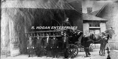 C. 1910 Nashville Fire Department Hose Co. #2 Horse Drawn TN 5X7 Photo G103