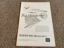 FABK22 ADVERT 11X8 MARCONI'S WIRELESS TELEGRAPH COMPANY LTD