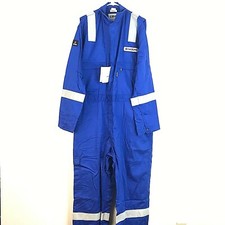 Crude Mens XL Coveralls Flame Resistant Reflective Oil Drilling NWT