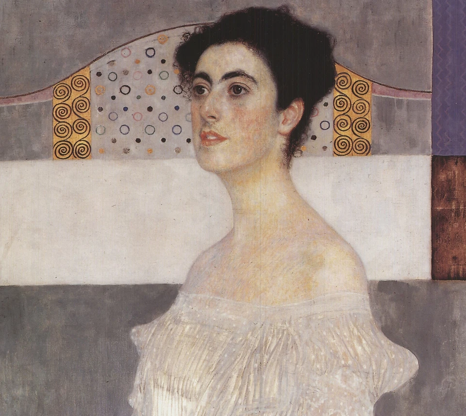 GUSTAV KLIMT Retrato Margerethe Stonbourough-Wittgenstein 17" x 17,75" Offset L Foto 3 de 4