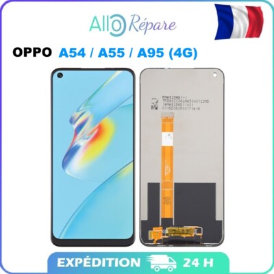Écran LCD Tactile IPS OEM Pour Oppo A58 5G Et A58X, Noir, Pièce Détachée Neuve