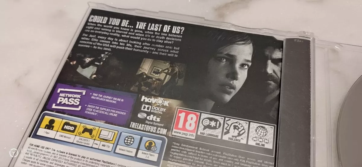 The Last of Us for Sony PlayStation 3 - Promo/Promotional - PAL