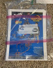 Knex K'nex Trampoline Tower #63517 Vintage 1999 Rare Complete Retired Working